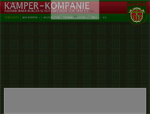Tablet Screenshot of kaemper-kompanie.de